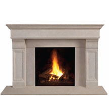 1110.511 stone fireplace mantle surround in Chicago