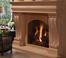 1108.536 stone fireplace mantle surround direct from us